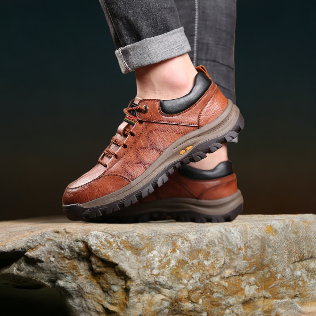 Orthopädischen Ledersneakers für Herren - Orto Pro