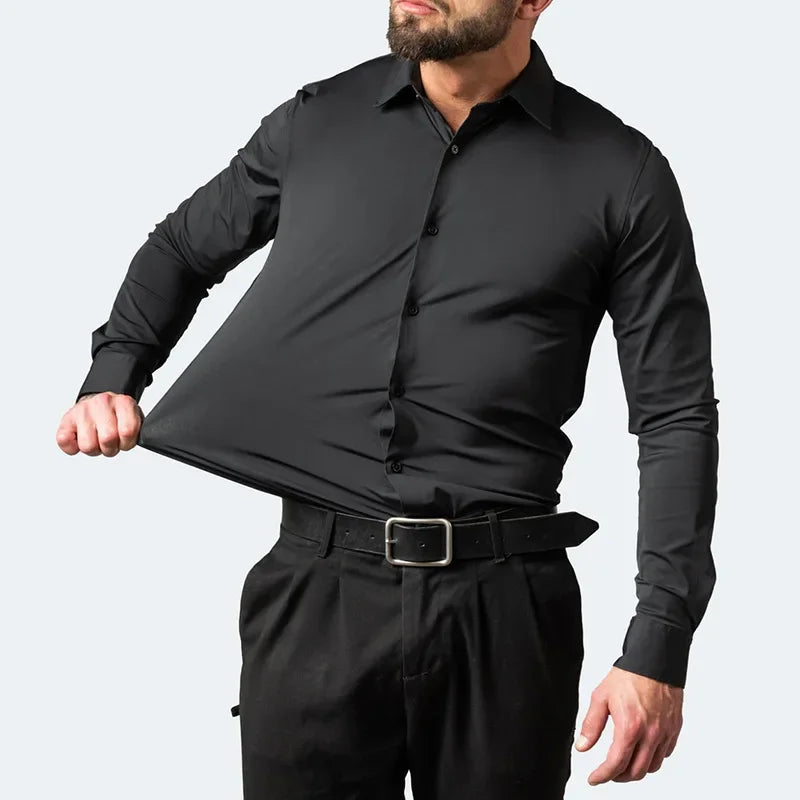 Spezialhemd Slim Anti-Knitter - Slim Fit