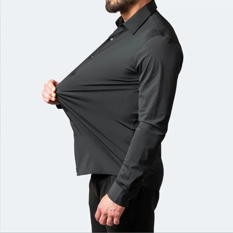 Spezialhemd Slim Anti-Knitter - Slim Fit