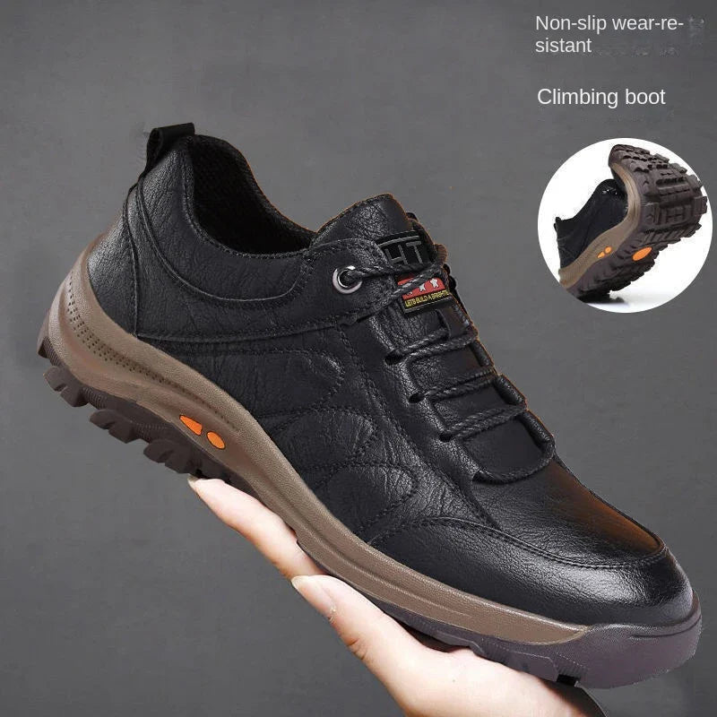 Orthopädischen Ledersneakers für Herren - Orto Pro