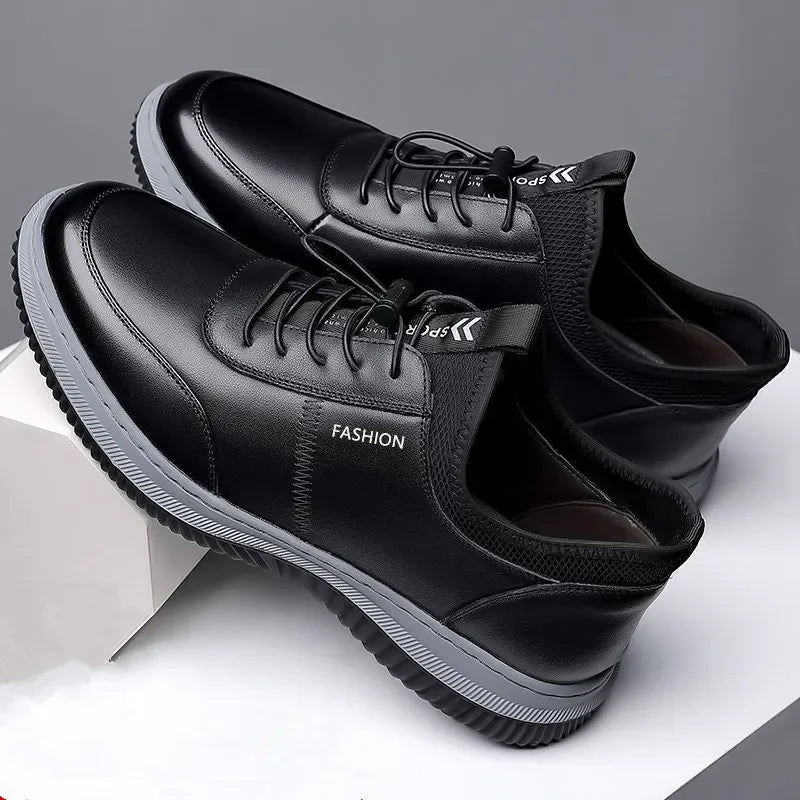 Herren Casual Leder Turnschuhe - Top Comfort