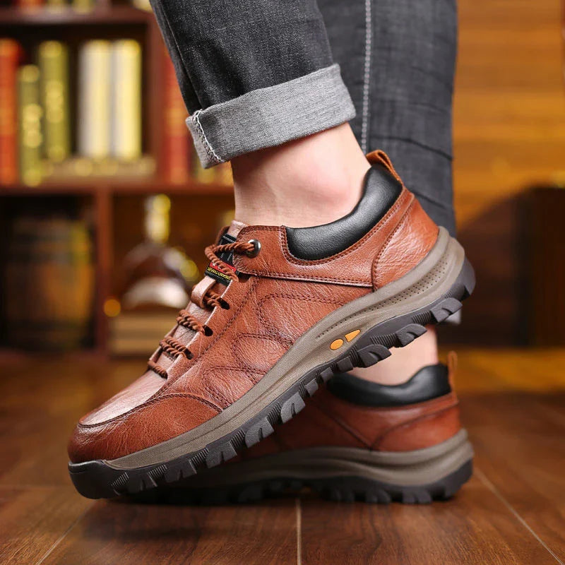 Orthopädischen Ledersneakers für Herren - Orto Pro