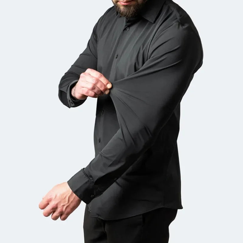 Spezialhemd Slim Anti-Knitter - Slim Fit