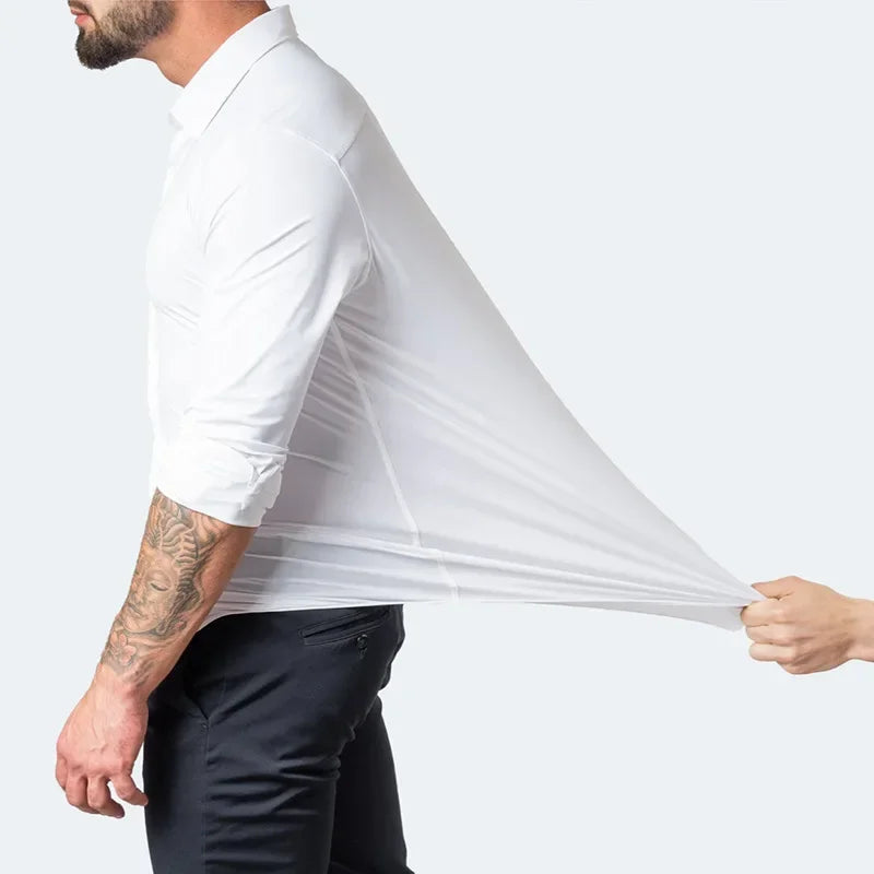 Spezialhemd Slim Anti-Knitter - Slim Fit