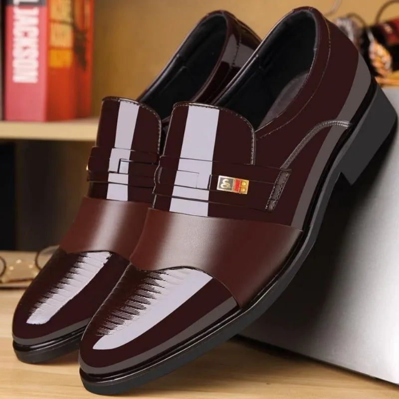 Widerstandsfähiger bequemer Leder-Sozialschuh - Indiana