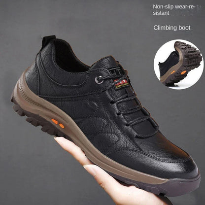 Orthopädischen Ledersneakers für Herren - Orto Pro