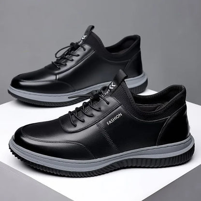 Herren Casual Leder Turnschuhe - Top Comfort