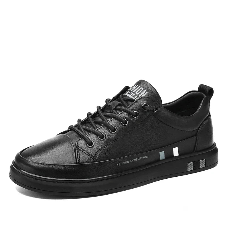 Herren Casual Leder Turnschuhe - Napoli