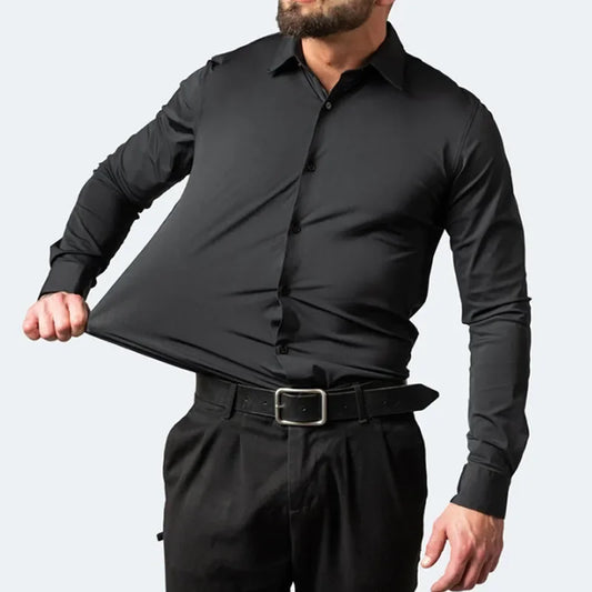 Spezialhemd Slim Anti-Knitter - Slim Fit